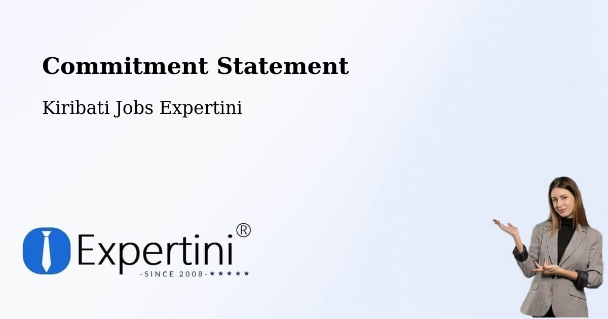 Corporate Commitment – Kiribati - Kiribati Jobs Expertini